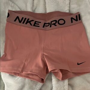 Nike Pro Women's Coral Athletic Shorts